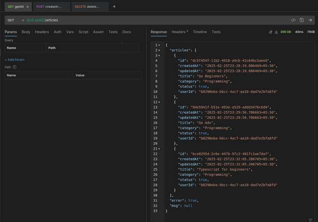 Blogwizz backend
